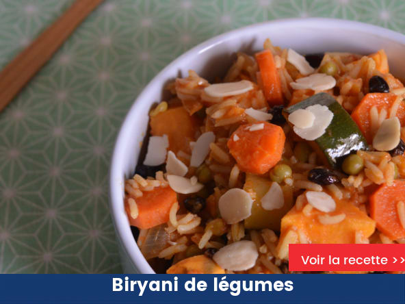 Biryani de légumes